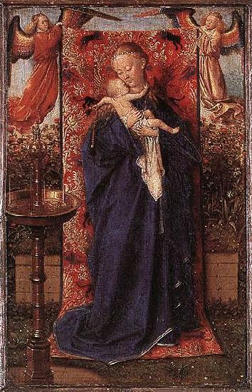 Jan Van Eyck Madonna and Child at the Fountain Sweden oil painting art
